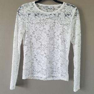 Girls Lace Hollister Top, Size M